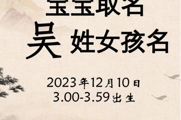 为宝宝选择名字：吴姓起名大全与最佳选择